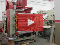 Used but Refurbished 6 colours 1250 mm width Turkish Made stack type flexo printing machine