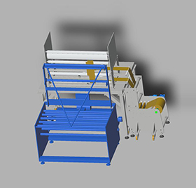 Pocket Attaching Equipment for Courier Bag Making Machines