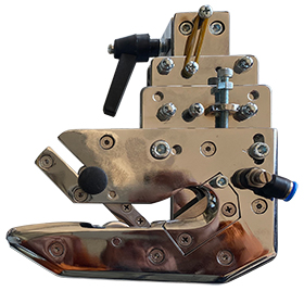 Side Slit Knife (Side opening knife) with Single Blade and Moving on the Rail